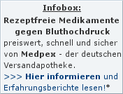 Medikamente bei Bluthochdruck